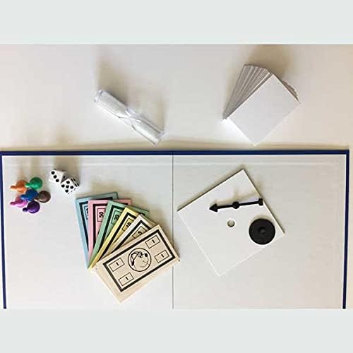 DIY Board Game Kits (Bundle of 4) with 18"x18" Blank Quad Fold Board