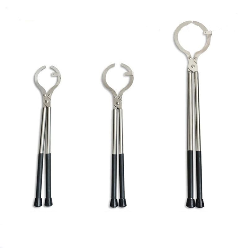 Tiegelzange aus Edelstahl for Schmelzöfen – Graphithalter, Schmuckgusszange – Optionen 1 kg, 2 kg, 3 kg(2kg)