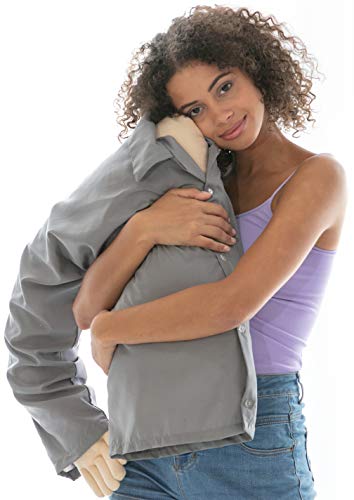 Boyfriend Pillow - Intimate Romantic Bedroom Companion Or Partner - Cuddly Form Body Pillow With Benefits - Funny Unique Gag Gift Idea - Body Pillow, Grey #TOP5