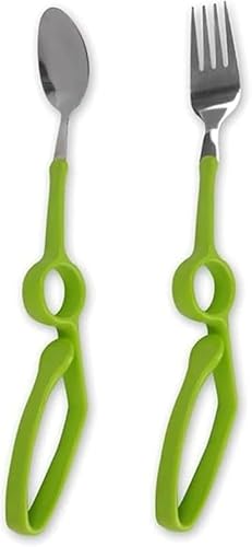 Nozuma �⏕�H���X�v�[���ƃt�H�[�N�A��Q�A�]�����Ж�Ⴣ��n�r���g���[�j���O���K�O���b�v�J�g�����[�A����җp�h��h�~����₷���p�ȃn���h���X�v�[���ƃt�H�[�N (�X�v�[�� + �t�H�[�N)