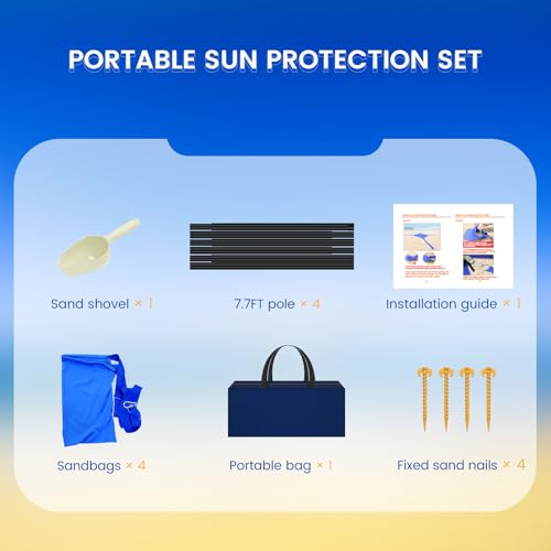 besuhot 10x10FT Beach Canopy