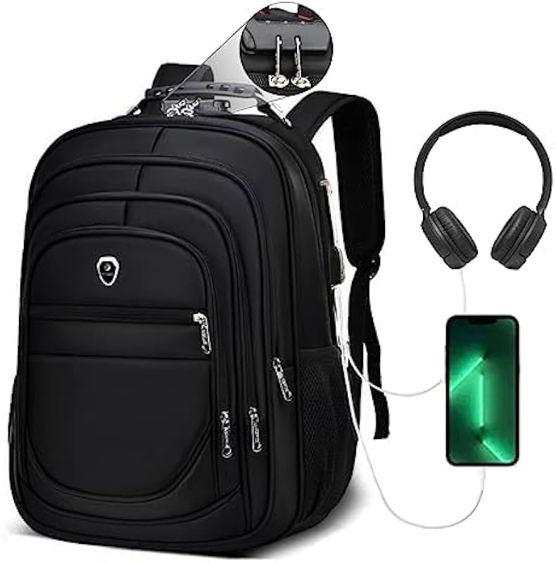 Mochila Masculina Executiva Grande Escolar Faculdade Bolso Para Notebook Trava Com Senha Cabo USB e Auxiliar Espaço Garrafa em oferta na Shopee Mochila Masculina Executiva Grande Escolar Faculdade Bolso Para Notebook Trava Com Senha Cabo USB e Auxiliar Espaço Garrafa em oferta na Shopee