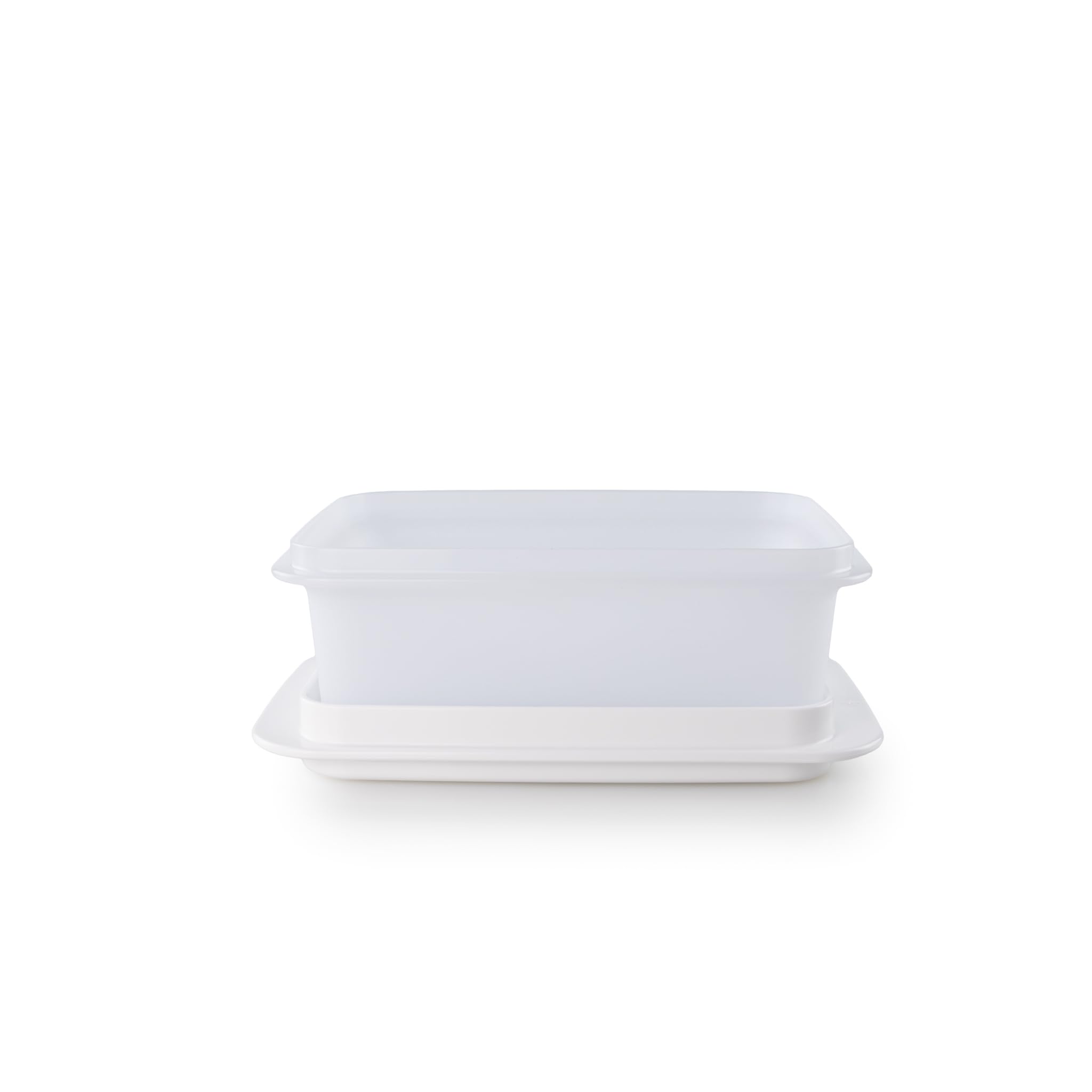 Tupperware C21 - Contenitore per burro con penna a sfera, colore: Bianco