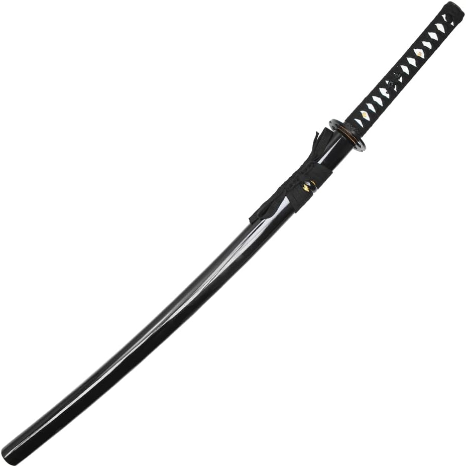 41" 1045 Carbon Steel Handmade Sword Gold Blade Hand Forged Carbon Steel Katana (Sharp)