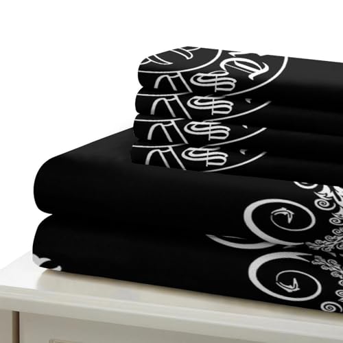 Linge de lit gothique en microfibre supérieure avec fermeture éclair - 7