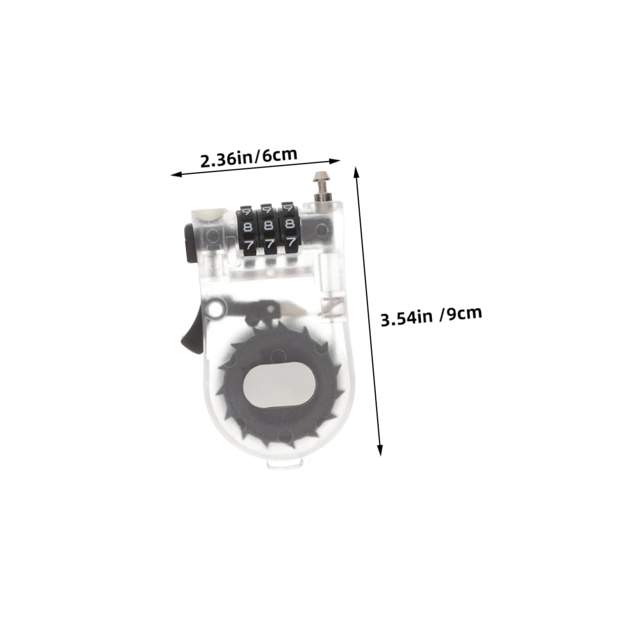 GOOHOCHY 3Pcs Snowboard Safety Lock Password Lock for Skiing Biking Lightweight Secure and Easy to Use for Sports Gear Motorcycles Bicycles and More