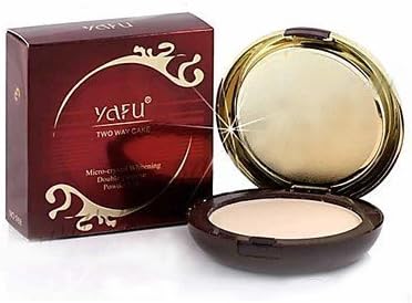 Yafu Two Way Cake Micro Crystal Whitening For Tow Tone Skin No.02 30g