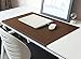 Produktbild Schreibtischunterlage mit Kantenschutz, weiches Lux-Leder, 120 x 60 cm, multifunktional, Schreibtischunterlage aus Leder, Büromaus, PC-Tastatur-Pads, wasserdicht, öldicht, staubdicht
