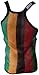 Rasta Mesh Tank Top Women & Men: Mens Crop Tops, Make it Part of Your Jamaica Outfit for Women, Reggae Clothing, Sheer & Fishnet Top Style, Rasta 1-XL