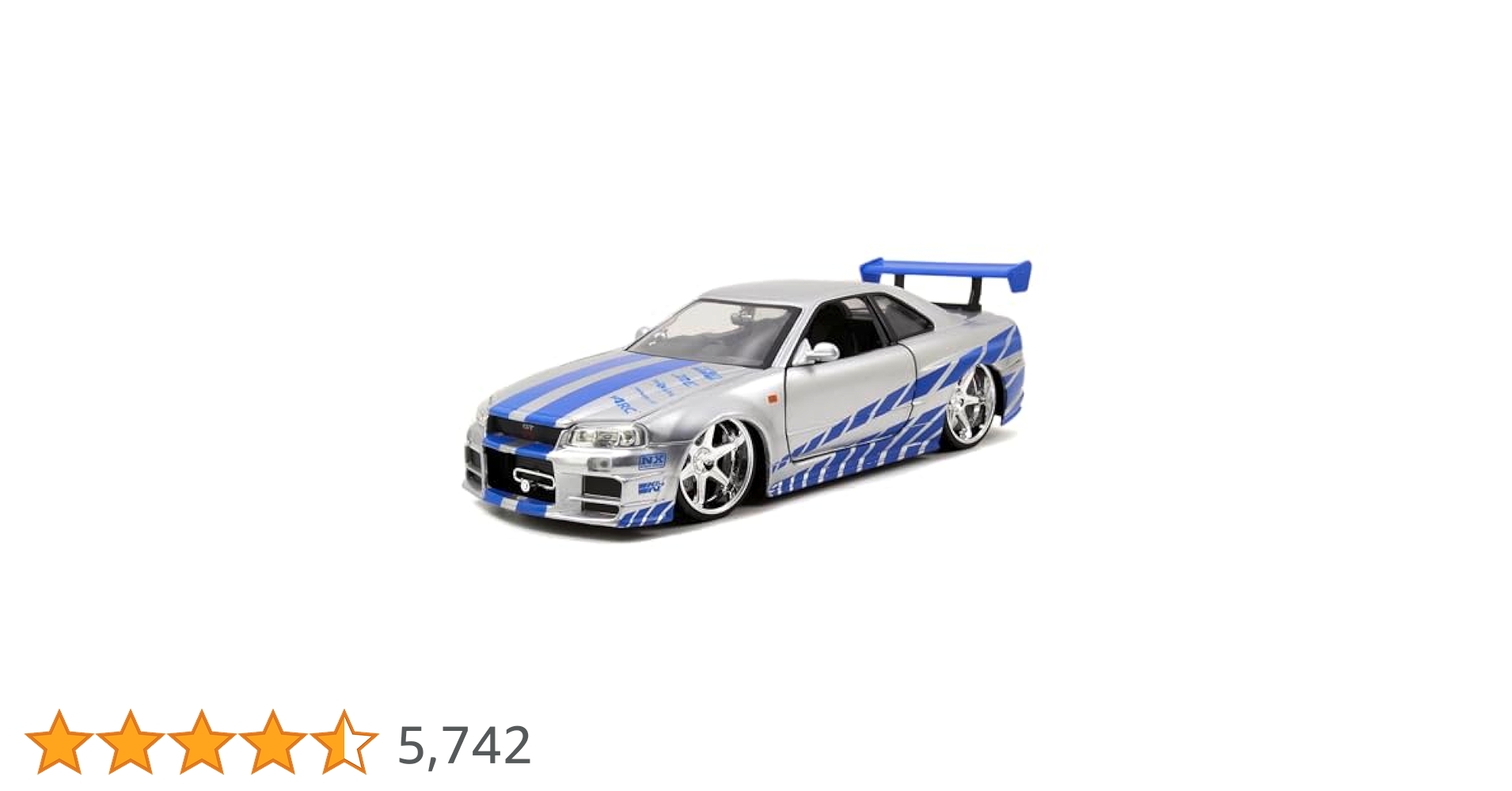 Amazon | jada toys 1/24 FAST&FURIOUS ミニカーBRIAN'S NISSAN