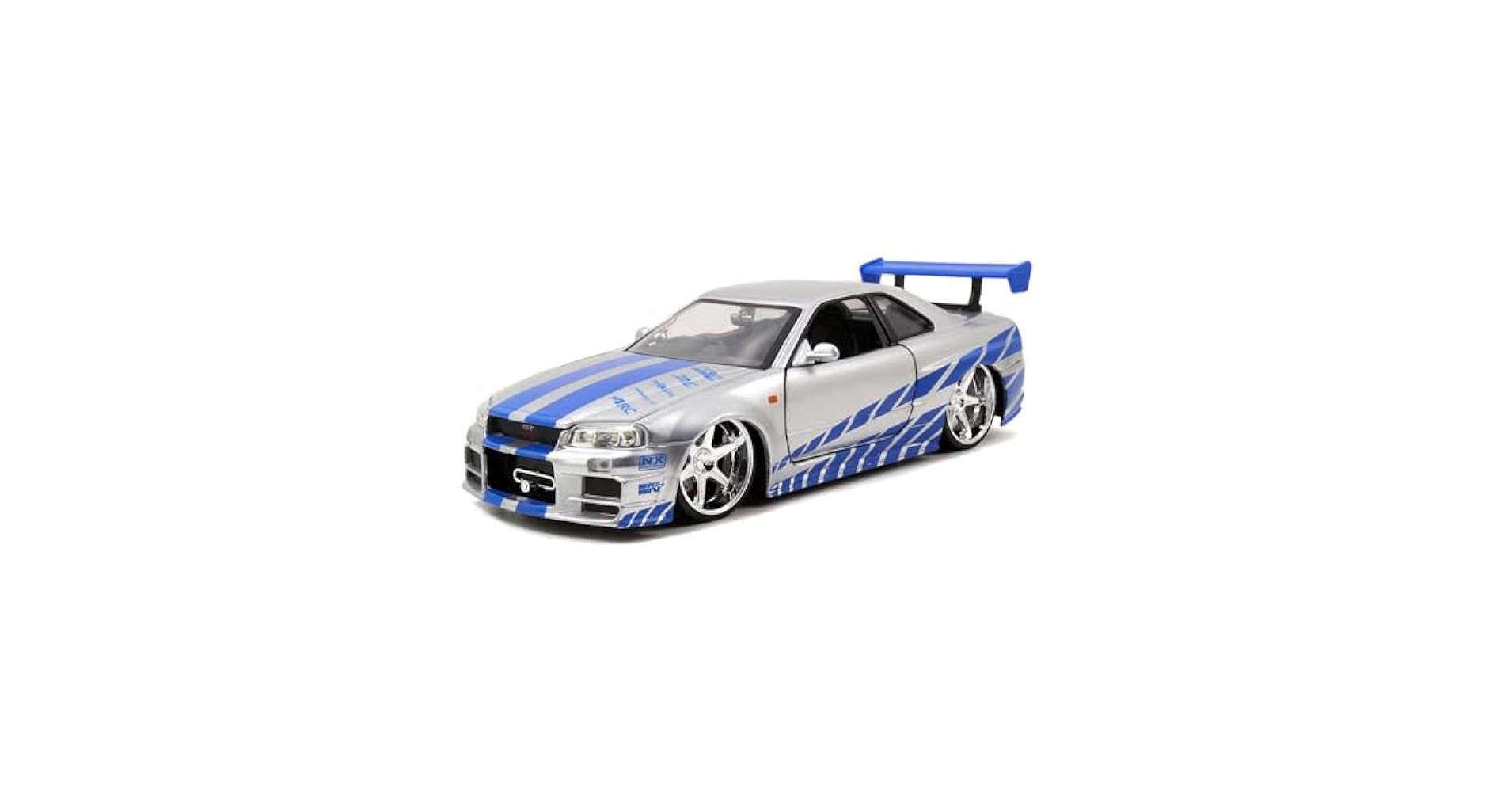 1:24ワイスピ BRIAN&#39;S NISSAN SKYLINE GT-R R34 Fast & Furious Brian's Nissan Skyline GT-R (R34) | Jada Toys