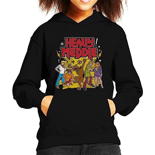 All+Every Scooby Doo Heavy Meddle Kid's Hooded Sweatshirt Black