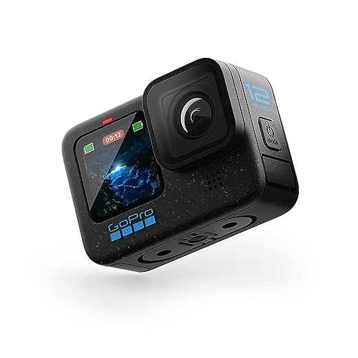 GoPro HERO12 Waterproof Action Camera, 5.3K UHD