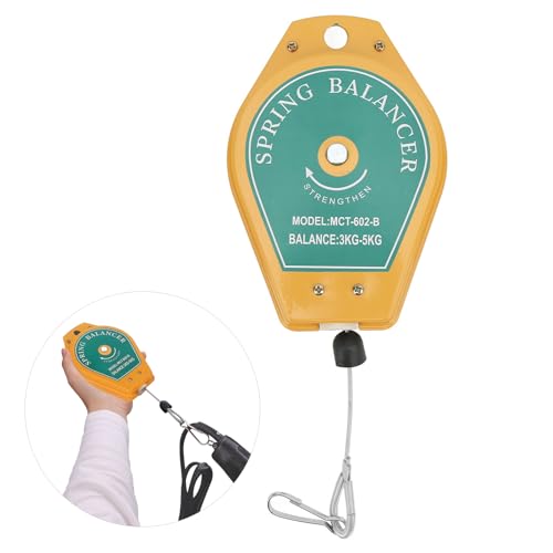 Equilibrador de Resorte Retráctil, Gran Capacidad de Carga, Tensión Ajustable, Reduce la Fatiga, Portaherramientas para Transportar en Líneas de Montaje