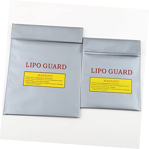 TOYANDONA Lipo Battery Fireproof Safety Bag 9.06X11.81 Inch Charge Sack Protective Pouch for Workshop and Home Battery Storage - Image 2