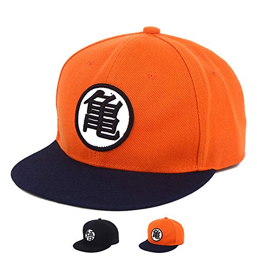 PopCrew Adjustable Hat for Dragonball Dragon Ball Z DBZ Anime Fan Cosplay Costume Snapback Cap (Kame.)