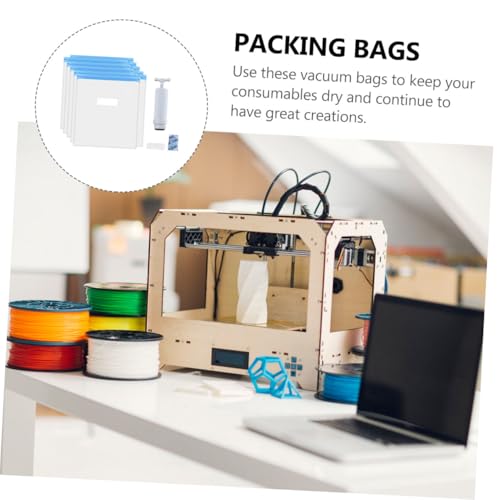 Compression sous vide pour consommables 3D étanche avec clip en PP - 3