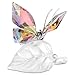 Swarovski Sparkling Butterfly on Leaf