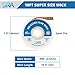 SRA Solder Upgrade Kit - USA Made Rosin Electronics Flux Soldering Paste, Lead Free Tip Tinner for Iron Maintenance, 10' Copper Braid Desoldering Wick .098