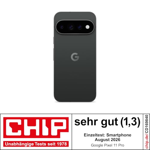 Google Pixel 11 Pro – Smartphone ohne SIM-Lock - Obsidian, 256GB