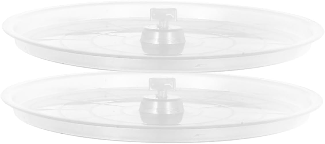 2pcs Transparent Bird Cage Trays Reusable Plastic Toilet Pan for Parakeets Budgies and Small Animals Easy Observation Litter Pan for Bird Cage Accessories