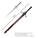 41 Inch Fantasy Foam Devil Cry Sword Dante Rebellion Nero Skull Blood Cosplay Prop LARP 1:1 Replica Costume Halloween