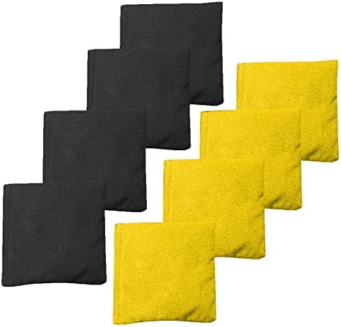 Barcaloo Weather Resistant Cornhole Bean Bags Set of 8 - Duck Cloth - Regulation Size & Weight