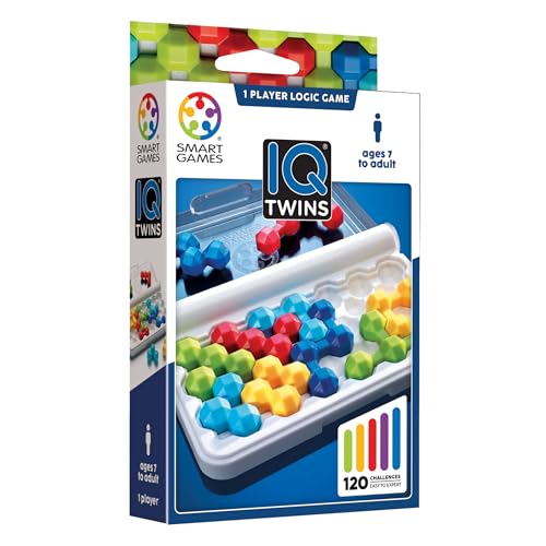 Smart Games - IQ Twins | Juegos De Mesa Niños 7 Años O Más | Juegos Educativos 7 Años O Más | Rompecabezas Niños Y Rompecabezas Adultos | Juego De Mesa Para 1 Jugador Smart Games - IQ Twins | Juegos De Mesa Niños 7 Años O Más | Juegos Educativos 7 Años O Más | Rompecabezas Niños Y Rompecabezas Adultos | Juego De Mesa Para 1 Jugador