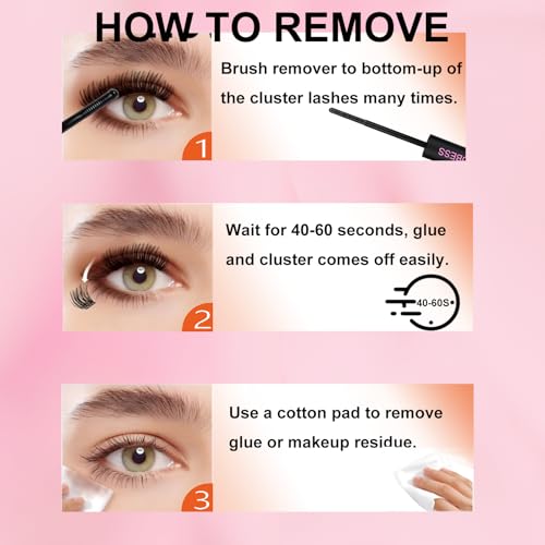 Image of Lash Remover for Lash Extensions LAUBESS 10ml Lash Glue Remover Individual False Lash Cluster Remover DIY Lash Extension Remover Eyelash Glue Remover