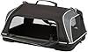 Trixie borsa aereo per borsa per cani imbarco nero/grigio 55x23x40 cm