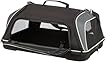 Trixie borsa aereo per borsa per cani imbarco nero/grigio 55x23x40 cm