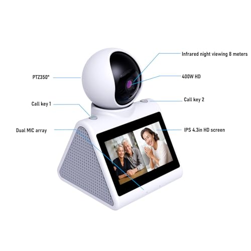 Caméra vidéo bidirectionnelle 2K Smart Camera écran HD pour intérieur - 7
