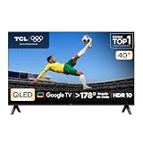TCL, Smart TV, 40 Polegadas, HD QLED, WiFi, Bluetooth, Google TV, 2 HDMI, HDR10, Dolby Audio, 40S5K