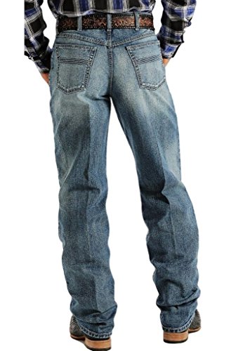 Cinch Men's Black Label 2.0 Medium Stonewash Jeans Blue 36x402