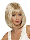 Kalyss Women's Short Bob Blonde Yaki Synthetic Fashion Hair Wigs