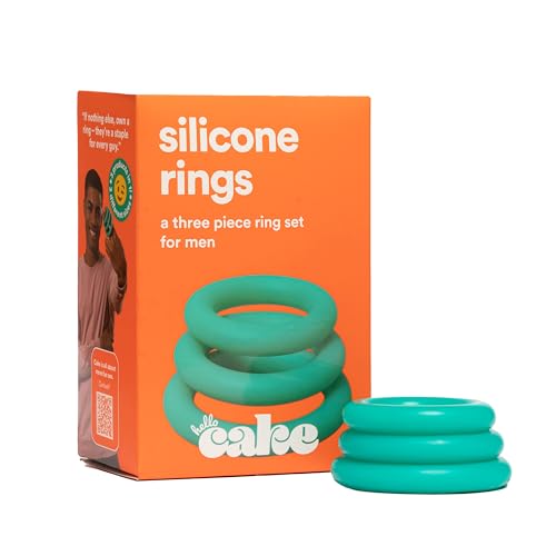 Hello Cake Silicone Penis Rings – Comfortable,...