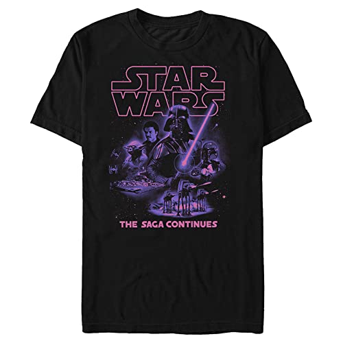 Star Wars t-shirt homme vêtement graphique et haut noir en coton