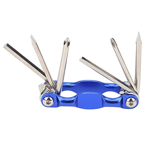 6 Em 1 Ferramenta De Reparo De Bicicleta Dobrável Kit De Ferramentas De Reparo De Ciclismo Chave Hex