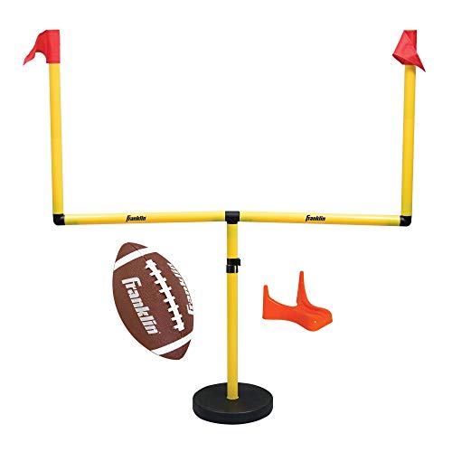 Franklin Sports Youth Football Goal-Post Set — Kids’ Football Goal Post with Mini