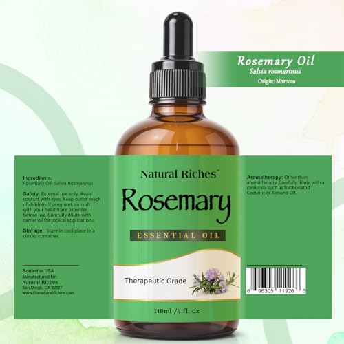 Aceite Esencial de Romero Natural Riches 4 fl oz miniatura 2
