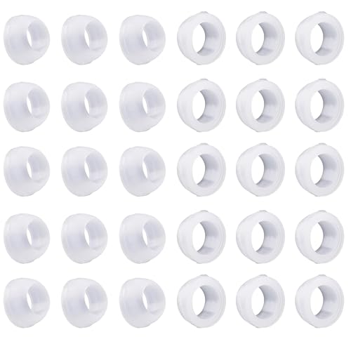 Image of 16435 Plastic Santoprene Swivel Seal, Fit for PEX Fittings /Valves, 30 pcs | 1 /2 inch PEX Swivel Cone Washer RV Water Line Gasket Fits Most RVs, Camper, Travel Trailer Swivel Type Water Connectors
