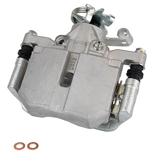 Image of TRQ Rear Left Brake Caliper w /Bracket Drivers Side | For 2006-2011 Buick Lucerne Cadillac DTS