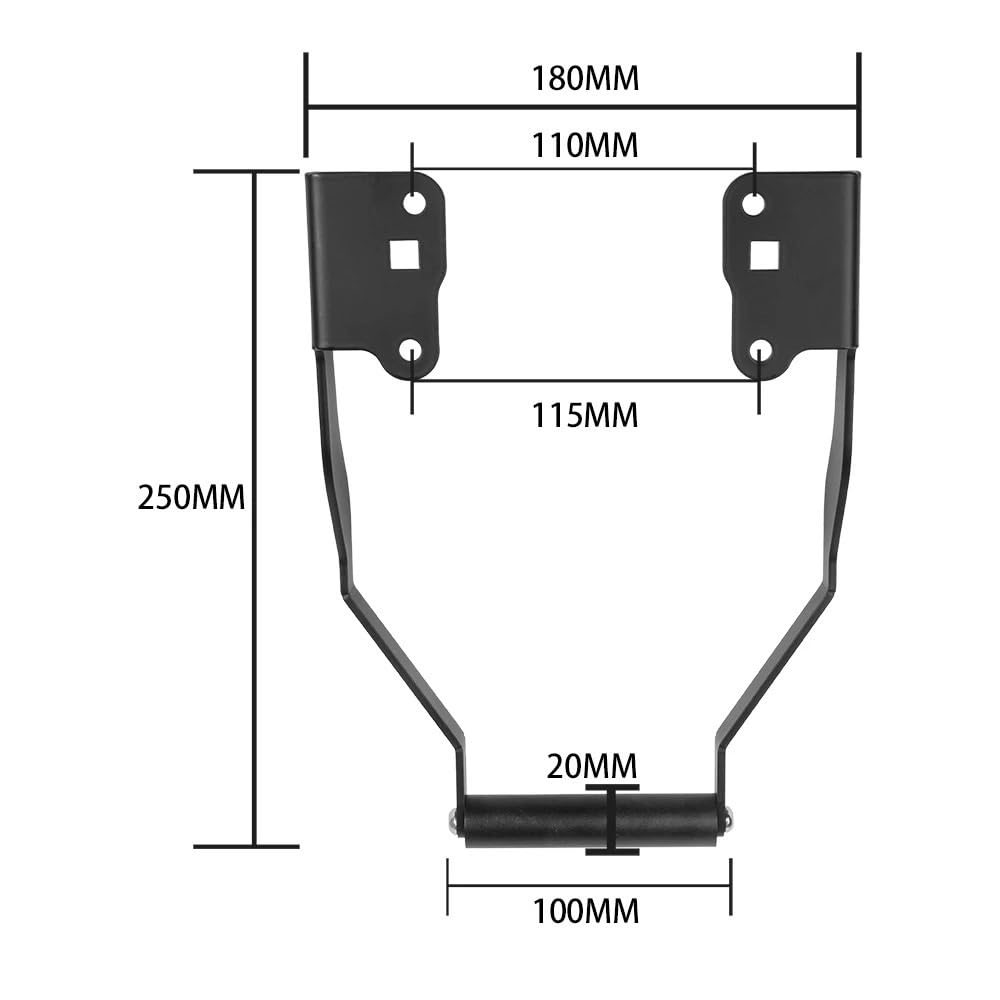 Soporte teléfono bicicleta Para F750GS Para F850GS 2018-2020 Para GS850 Para GS750 F Para 750GS Para 850GS Soporte De Navegación Para Motocicleta 12mm 22mm Soporte Para Teléfono(12mmSet)