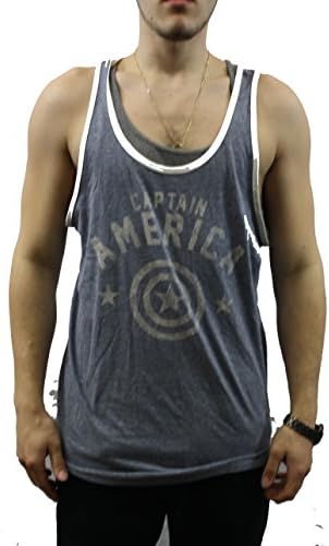 Captain America Tank Top - Boxer Logo Xl