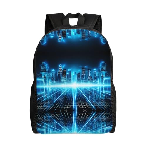 PHAYAH Mochila casual para laptop Fortress Of Light para homens e mulheres para meninos e meninas, mochila leve
