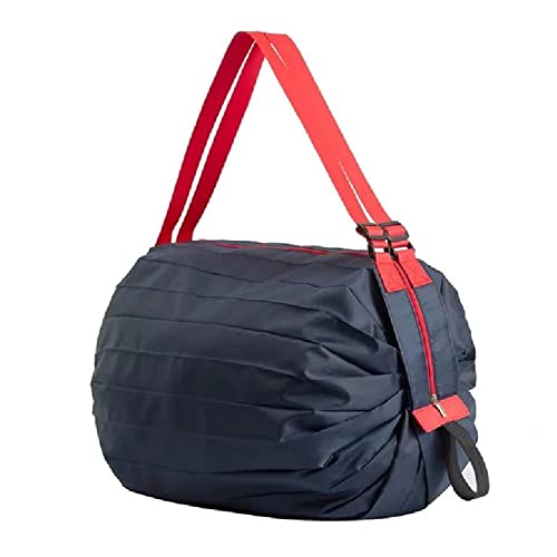 EOROC シュっと 簡単収納 エコバッグ 携帯便利 コンパクト収納 大容量 肩掛け リュック背負いOK