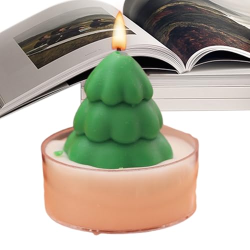 Nudorpn Velas de Tea para Navidad - Velitas Para Bodas,Decoración Navideña para Sala Dormitorio Comedor y Eventos