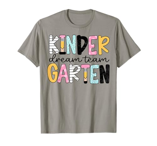 Kindergarten Dream Team Ritorno a scuola Insegnante Studente Maglietta