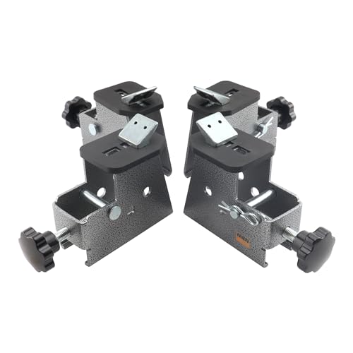 Image of 4-Piece Motorcycle Tire Changer Machine Clamp, Tire Clamp Adaptor, Wheel Clamp, Tire Bead Breaker, Decrease 6 inches