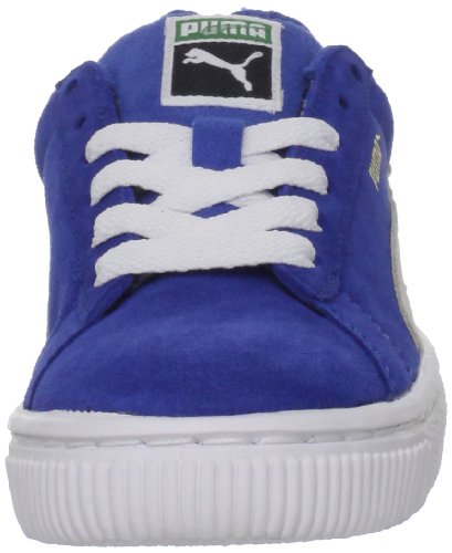 Puma unisex-baby Suede Toddler Shoes, Olympian Blue/White, 4 M US Toddler2